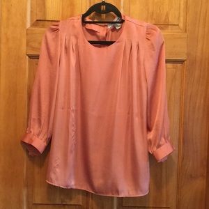 Peach blouse